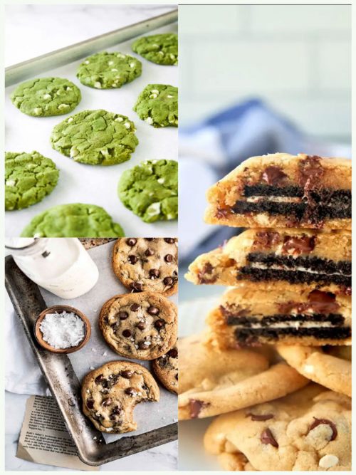 Collage of Picnic cookies